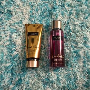 Victoria’s Secret lotion and body spray